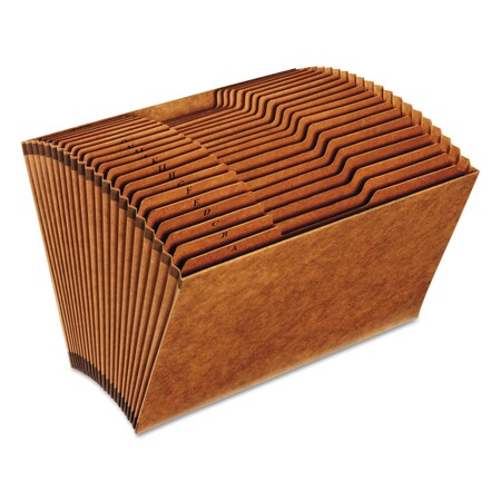 Pendaflex Heavy-Duty Open-Top Expanding Stadium File, 21 Sections, 1/3-Cut Tabs, Legal Size, Redrope R219AHD